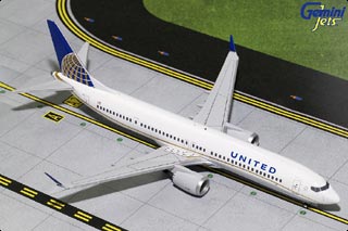737 MAX 9 Diecast Model, United Airlines, N67501
