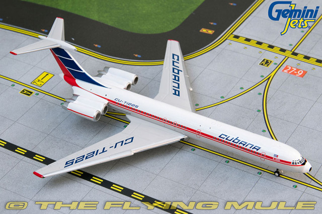 Il-62M Classic 1:400 Diecast Model - GeminiJets GJ-GJCUB1249 - $47.95