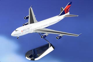 747-400 Diecast Model, Delta Air Lines, N662US, Final Flight