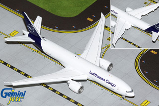 777-200LRF Diecast Model, Lufthansa Cargo, D-ALFA, Flaps Down Configuration
