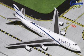 747-400 Diecast Model, El Al Israel Airlines, 4X-ELB