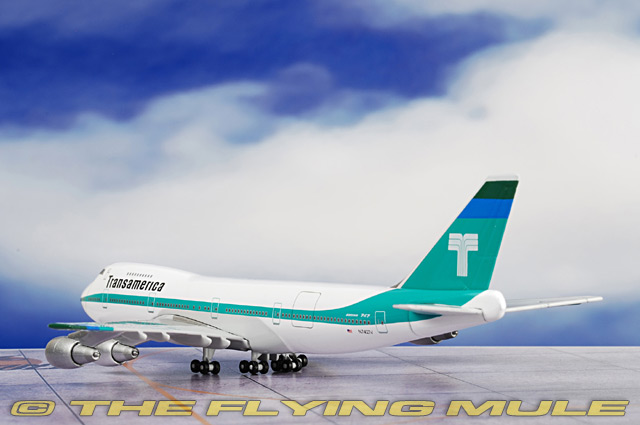 GeminiJets 1:400 747-200 Transamerica N742TV | eBay