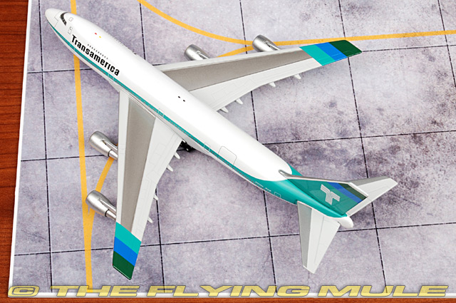 GeminiJets 1:400 747-200 Transamerica N742TV | eBay