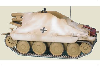 15cm sIG 33 auf Jagdpanzer 38 Display Model, German Army, Lorraine, France, Operation North