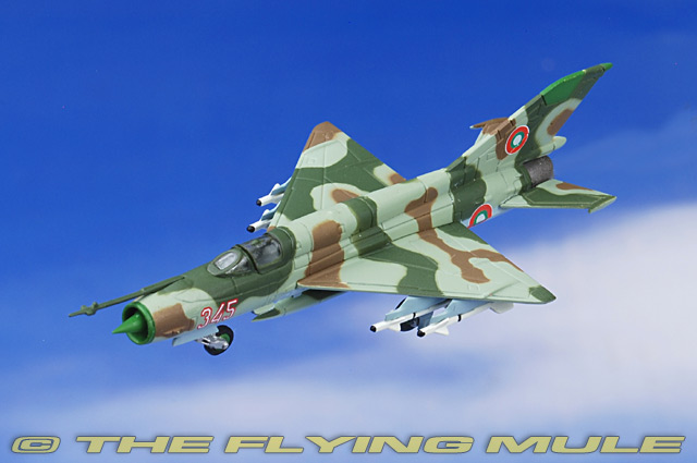 1/200 Herpa Bulgarian Air Force 3rd Fighter Airbase Mikoyan MiG 21MF 552400 