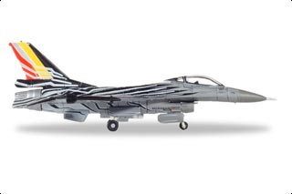 F-16AM Fighting Falcon Diecast Model, Belgian Air Force F-16 Solo Display Team, FA-123