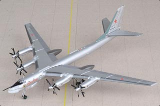 Tu-95MS Bear-H Diecast Model, Russian Air Force 182nd Heavy Bomber Rgt, Irkutsk