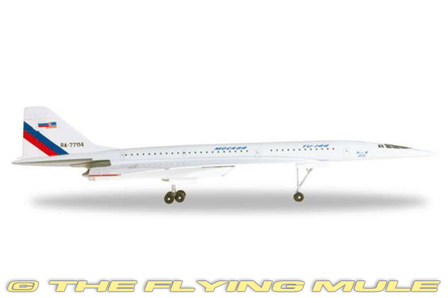 Tu-144LL 1:400 Diecast Model - Herpa HE-562508 - $53.95