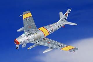 F-86F Sabre Diecast Model, ROCAF 11th TFG, 44th TFS, #12901, Hsin Chu AB