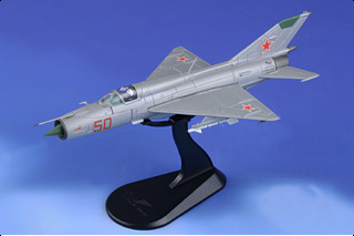 MiG-21PFM Fishbed-D Diecast Model, Soviet Air Force, Red 50, USSR