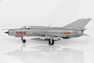 MiG-21PFM Fishbed Diecast Model, VPAF 927th Lam Som Fighter Rgt, Red 5020, Nguyen