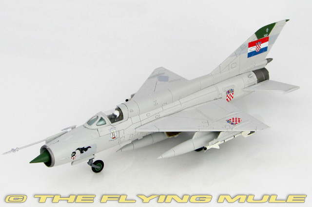 sharprepublic 1/72 Escala Soviética MiG-21 Fighter Modelo Diecast Aleación De Juguete para Colección