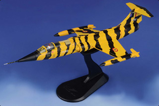 F-104G Starfighter Diecast Model, BAF 31 Sqn, FX52, Kleine Brogel AB, Belgium, NATO