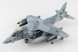 AV-8B Harrier II Diecast Model, USMC VMA-231 Ace of Spades, CG01, King Abdul Aziz