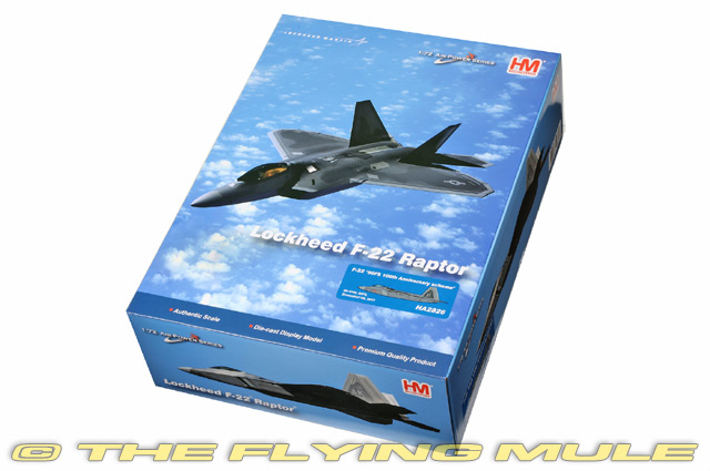 Hobby Master 1:72 F-22A Raptor USAF 3rd WG, 90th FS Pair-O-Dice