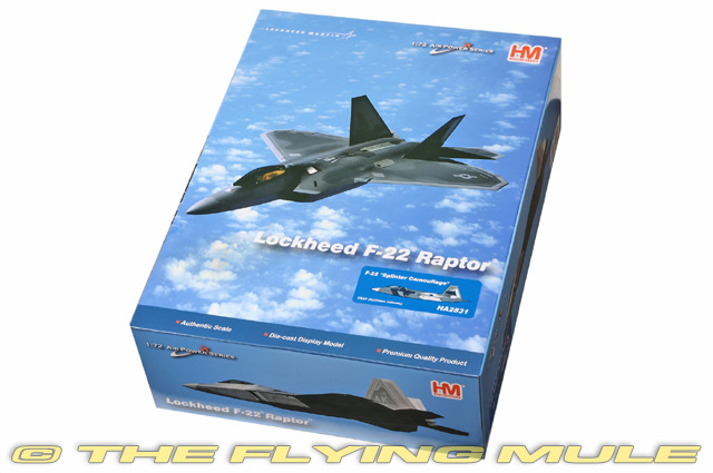 Hobby Master 1:72 F-22A Raptor USAF 57th WG, 64th AGRS Red 09
