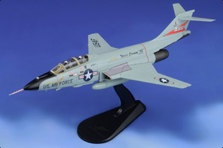 F-101B Voodoo Diecast Model, USAF 56th FW, 62nd FIS, KI Sawyer AFB, MI, 1965