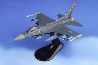 F-16C Fighting Falcon Diecast Model, USAF 480th FS Warhawks, #96-0080, Spangdahlem AB