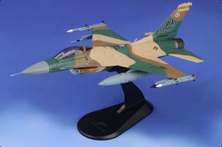 F-16C Fighting Falcon Diecast Model, USAF 57th WG, 64th AGRS, #86-0280 Red 80 / - MAY PRE-ORDER