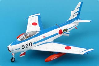 F-86F Sabre Diecast Model, JASDF Blue Impulse, #02-7960, Hamamatsu AB