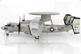 E-2C Hawkeye Diecast Model, USN VAW-122 Steel Jaws, AE601, USS Forrestal
