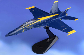 F/A-18F Super Hornet Diecast Model, USN Blue Angels, #7, 2021