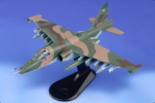 Su-25SM Frogfoot Diecast Model, Russian Air Force, Red 24, Latakia AB, Syria