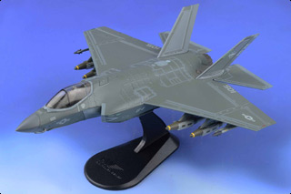 F-35C Lightning II Diecast Model, USN VX-9 Vampires, XE105, Edwards AFB, CA, 2018