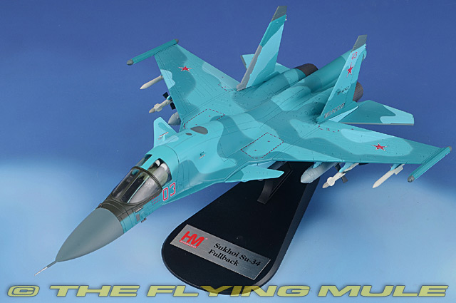 Su-34 Fullback 1:72 Diecast Model - Hobby Master HM-HA6301 - $149.95