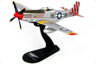 P-51D Mustang Diecast Model, USAAF 31st FG, 308th FS, #44-15459 American