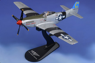 P-51D Mustang Diecast Model, USAAF 3rd ACG, 4th FS, #44-63272 Bad Angel, Louis - APR PRE-ORDER