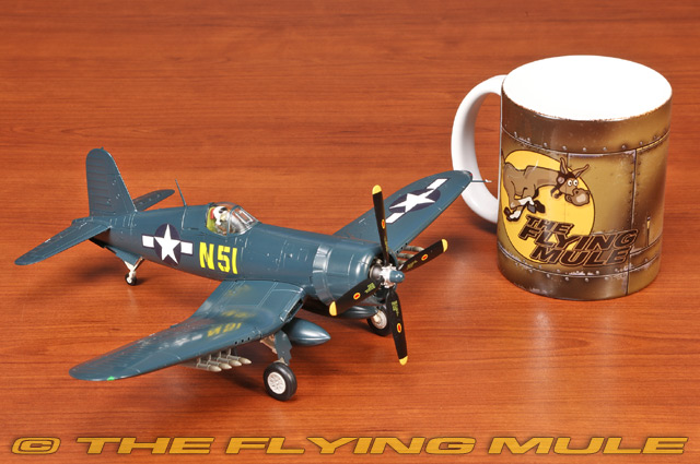 Hobby Master 1:48 F4U Corsair USMC VMF-155 John Glenn Yellow N51