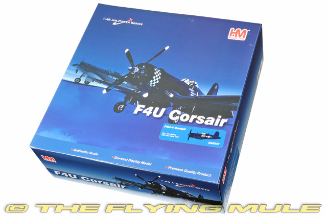 Hobby Master 1:48 F4U Corsair USMC VMF-155 John Glenn Yellow N51