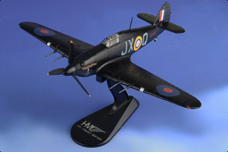 Hurricane Mk II Diecast Model, RAF No.1 Sqn, BD983, James MacLachlan, RAF
