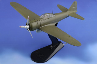 A6M2 Zero-Sen/Zeke Diecast Model, Chinese Air Force, P-5016, China, 1942, Captured