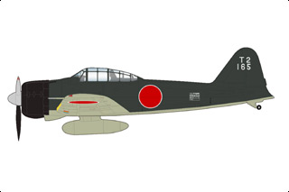 A6M3 Zero-Sen/Zeke Diecast Model, IJNAS 204th Kokutai, T2-165, Shoichi Sugita - OCT PRE-ORDER