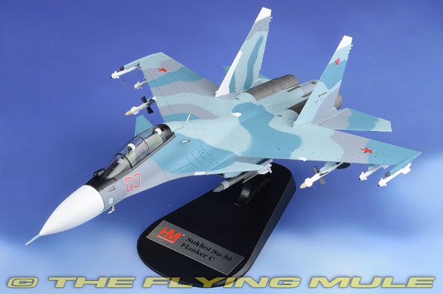 Su-30SM Flanker-H 1:72 Diecast Model - Hobby Master HM-HA9501