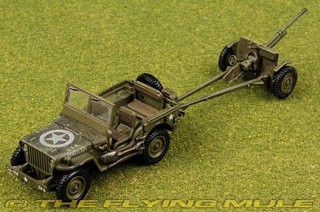 New 1/72 Diecast Tank US Army Willys MB Jeep 1945 American WWII Military Model 