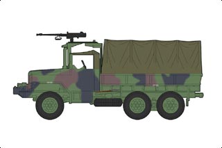 M35 2.5 Ton Truck Diecast Model, ROC Army, Taiwan
