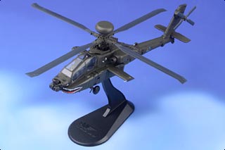 AH-64D Longbow Apache Diecast Model, US Army 229th Aviation Rgt Flying Tigers, Fort