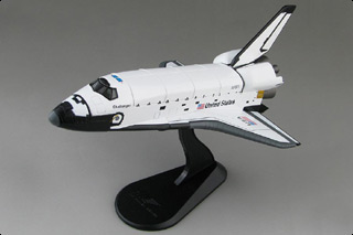 Space Shuttle Diecast Model, NASA, OV-099 Challenger, STS-51-L Launch January