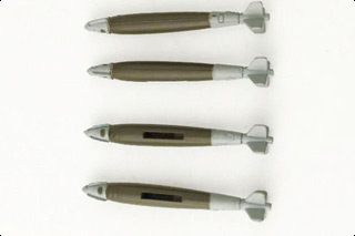 Diecast Model, 4-Piece GBU-38 JDAM Bomb Set