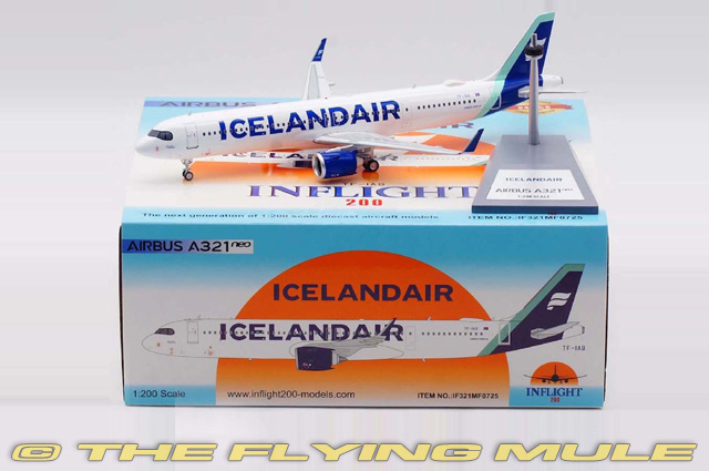 航空機・ヘリコプター Inflight1:200 Iceland Air A321NEO TF-IAB Inflight 1:200 A321 Icelandair TF-IAB w/Stand | eBay