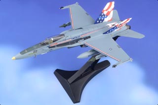 F/A-18A Hornet Diecast Model, USMC VMFA-115 Silver Eagles, VE201, Lajes AB
