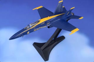 F/A-18A Hornet Diecast Model, USN Blue Angels, #1, 2011