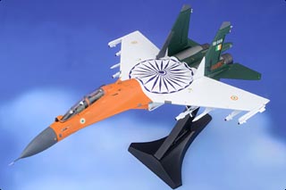 Su-30MKI Flanker-H Diecast Model, Indian Air Force 24th Sqn Hunting Hawks, India