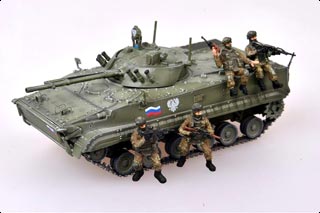 BMP-3M Diecast Model, Russian Army, Russia, 2010, w/4 Figures
