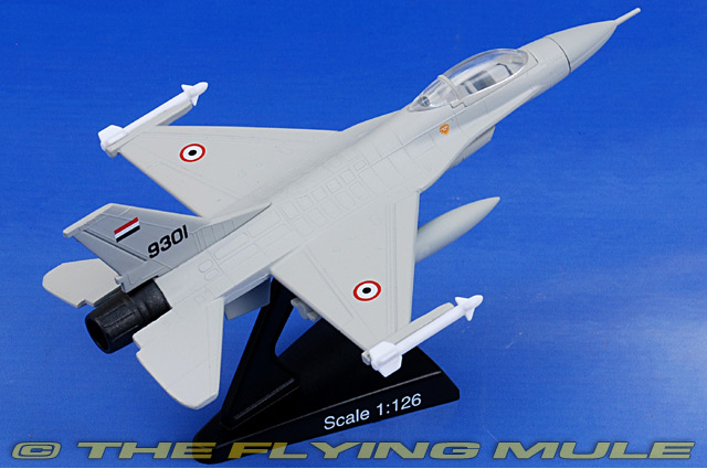 F-16A Fighting Falcon 1:126 Diecast Model - Postage Stamp Planes