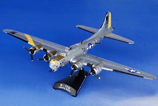 B-17G Flying Fortress Diecast Model, USAAF 390th BG, 570th BS, #42-97849 Liberty