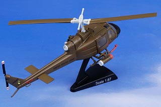 UH-1C Huey Diecast Model, US Army 1st Air Cav, Have Gun Will Travel